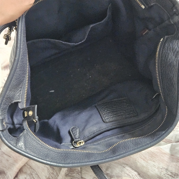 Coach Navy Signature Tote Bag - Picture 3 of 7